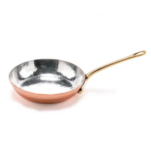 Poêle en cuivre martelé pour professionnel 1,6 mm